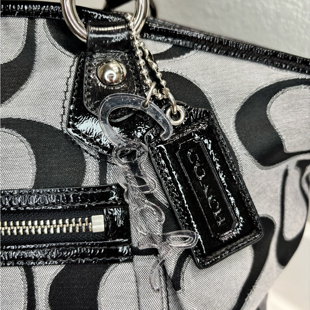 Coach Poppy Lurex Rocker Tote - Picture 17 of 17